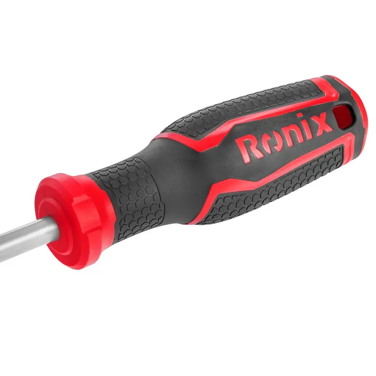 پیچ گوشتی دسته پلاستیکی دورنگ 150*8 چهارسو