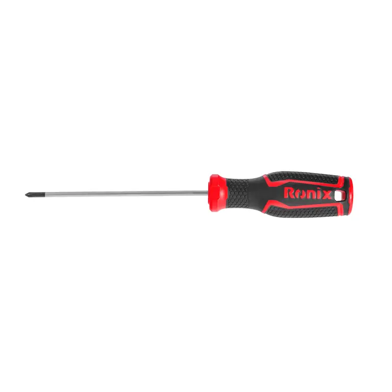 پیچ گوشتی دسته پلاستیکی دورنگ 100*3 چهارسو