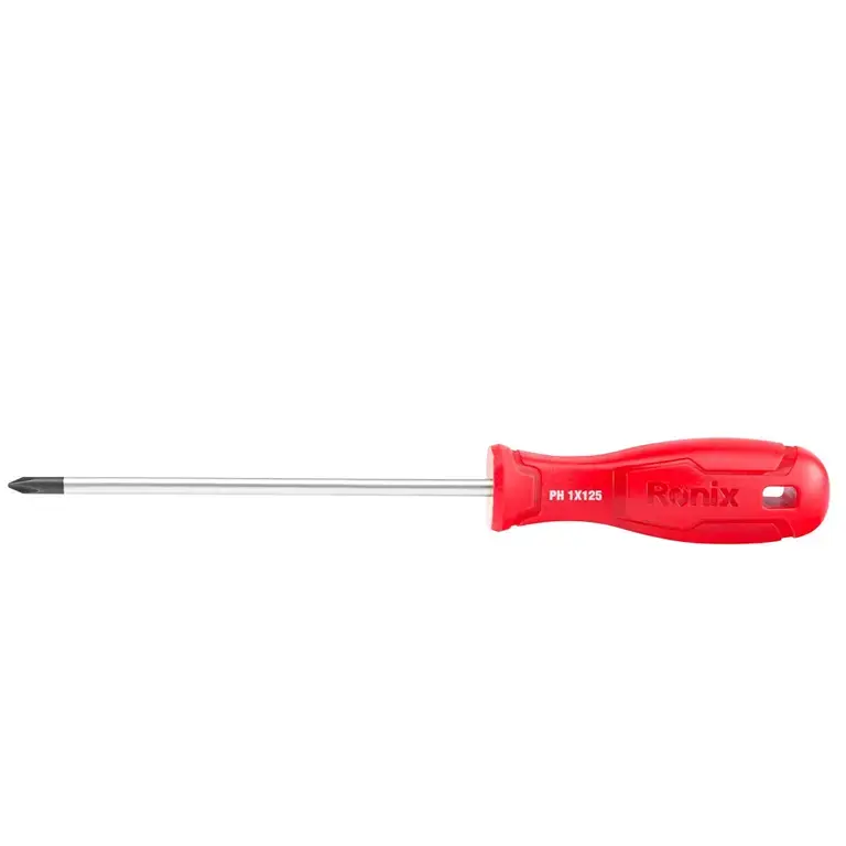 پیچ گوشتی چهارسو 125x5 تکی پلاستیکی تک رنگ