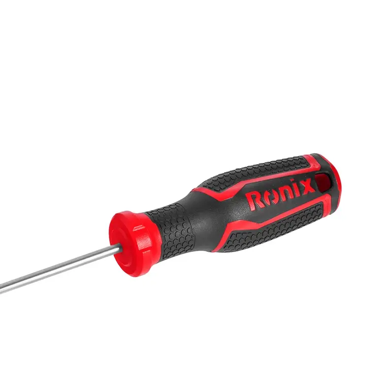 پیچ گوشتی دسته پلاستیکی دورنگ 100*3 چهارسو
