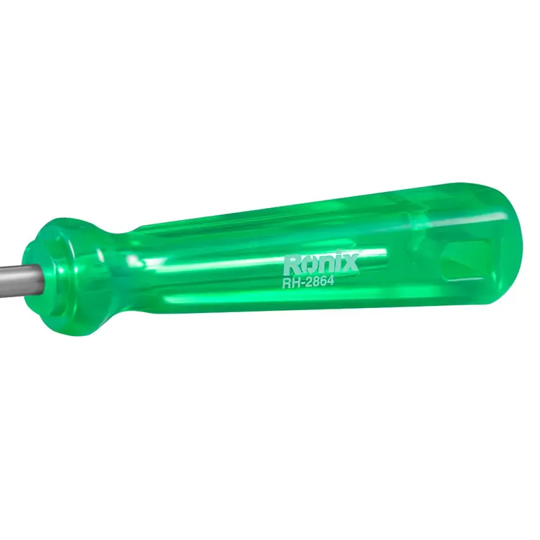 پیچ گوشتی تکی ساده 100*6 چهارسو کریستالی