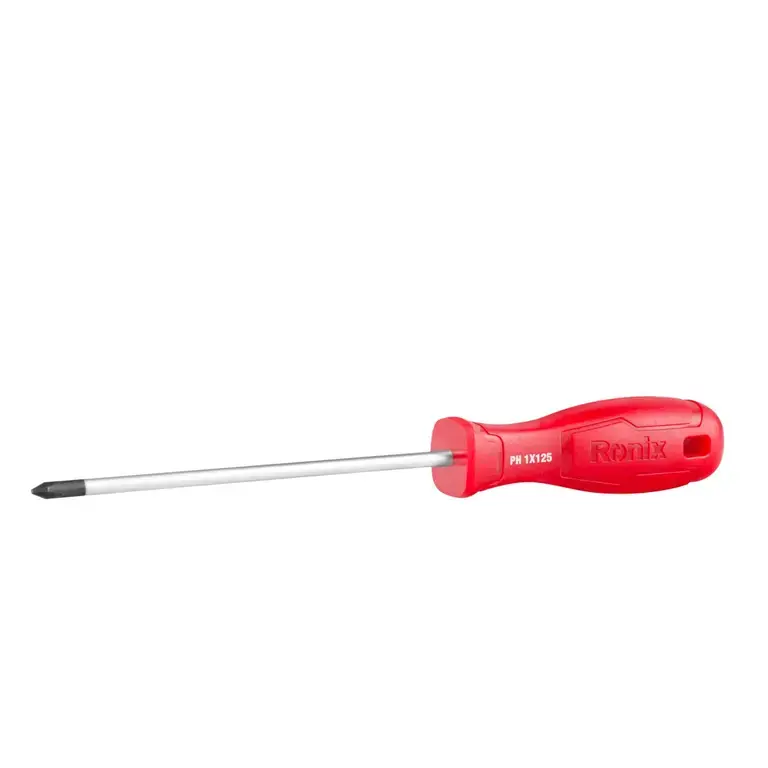 پیچ گوشتی چهارسو 125x5 تکی پلاستیکی تک رنگ