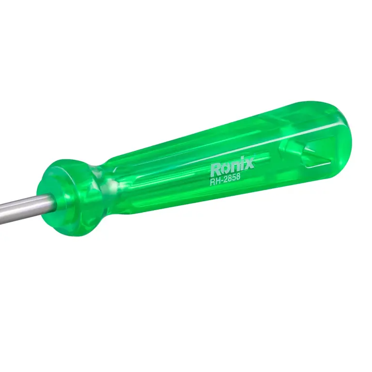 پیچ گوشتی تکی ساده 125*5 چهارسو کریستالی