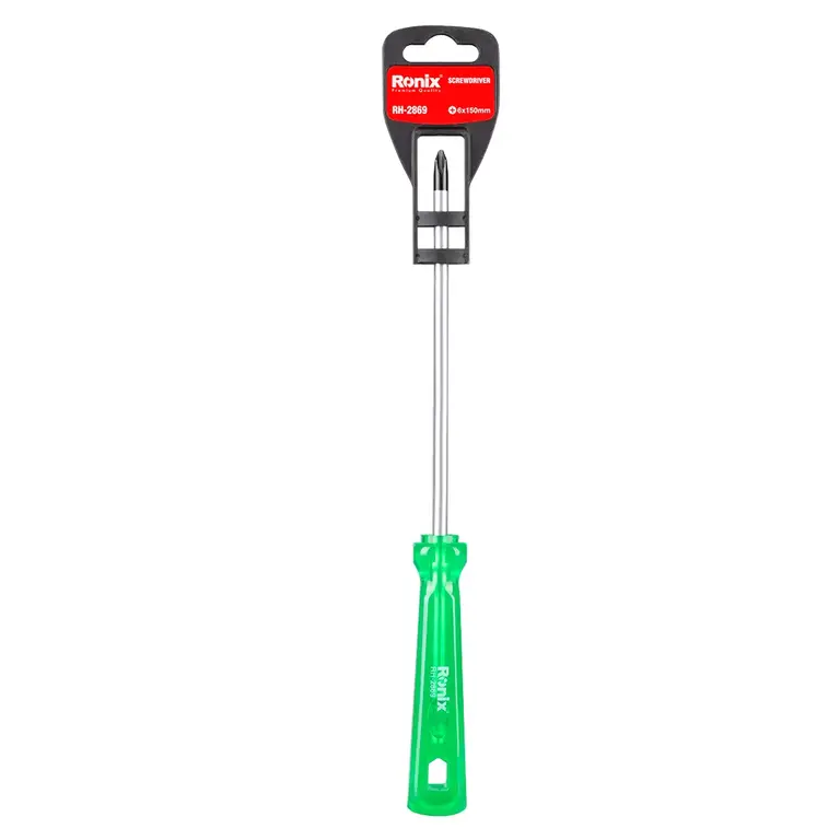 پیچ گوشتی تکی ساده 150*6 چهارسو کریستالی