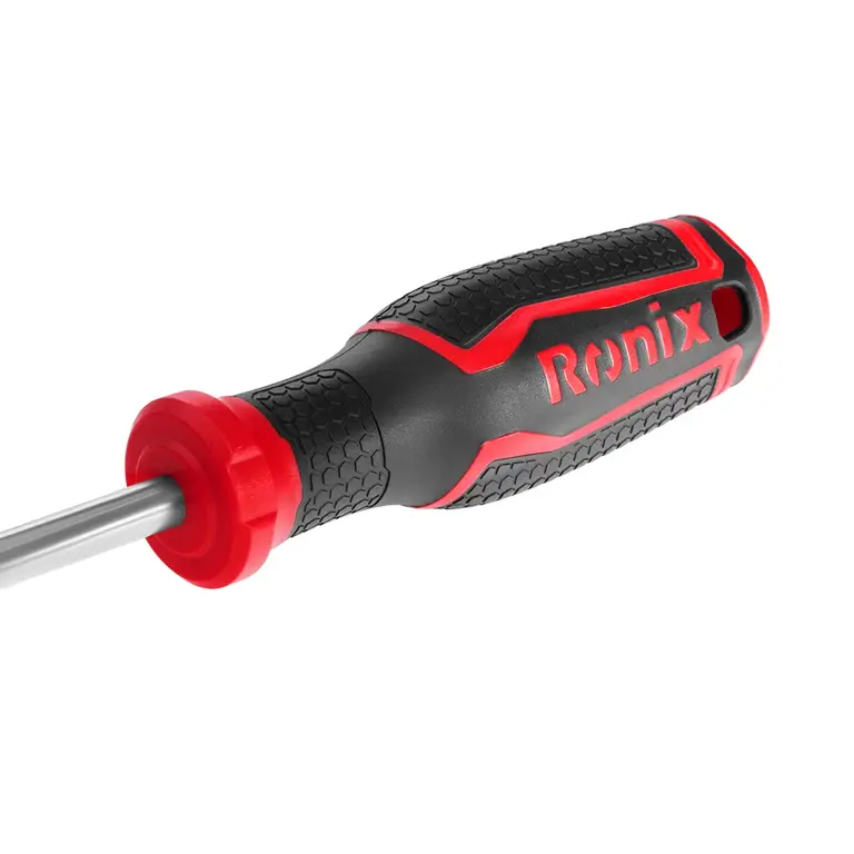 پیچ گوشتی دسته پلاستیکی دورنگ 200*8 چهارسو